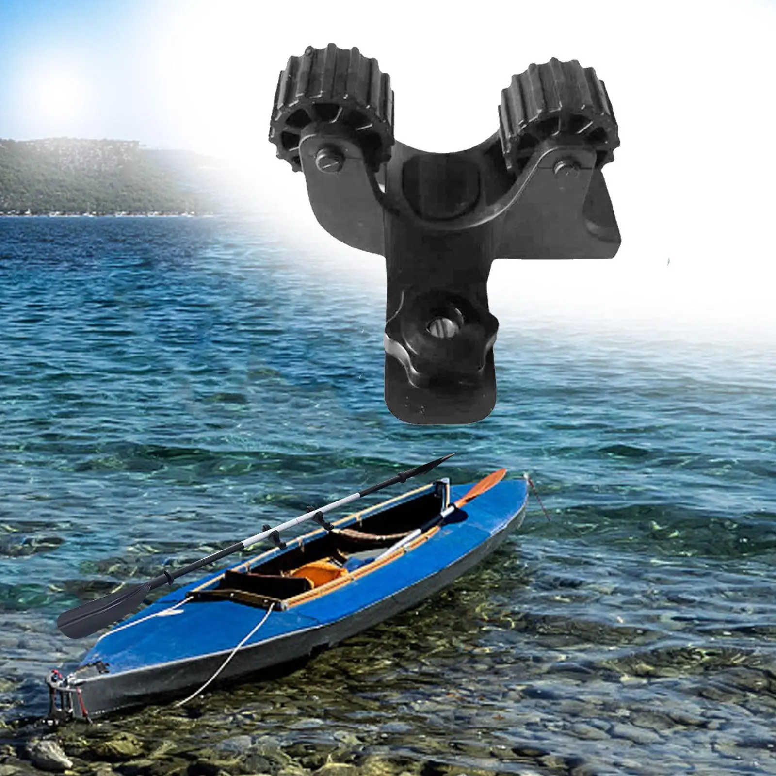 

Canoe Cradle Holder Rack Adjustable Saddle Storage Rack Universal Carrier for