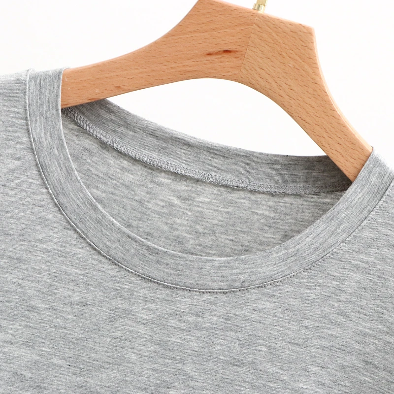 Pajama Men Stretch Drape Sleepwear with Round Neck Short-sleeved Shorts Large Size Can Be Worn Outside Casual  Home Leisure Suit