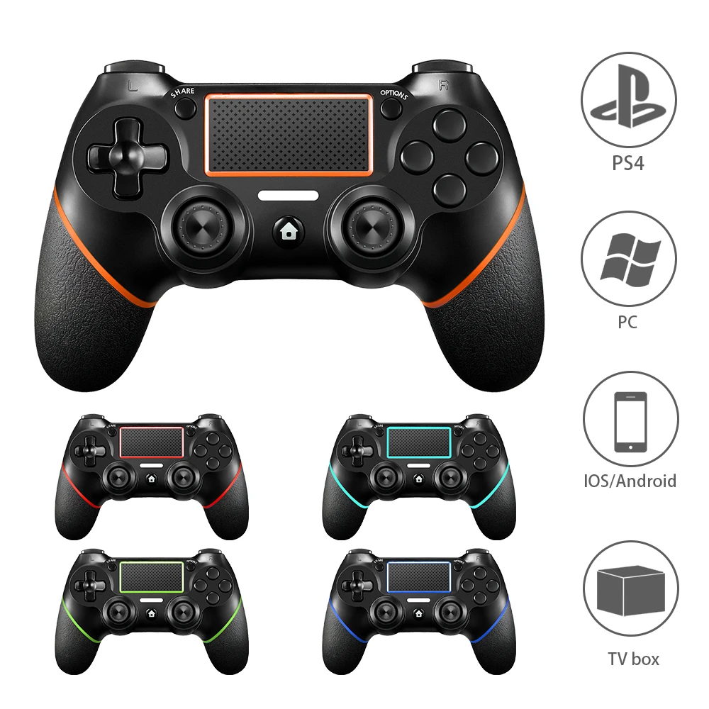Bluetooth Wireless Gamepad Controller Fit for PS4/Slim/Pro For PlayStation 4/PC/Android phone Joystick For PS3 Controle Console