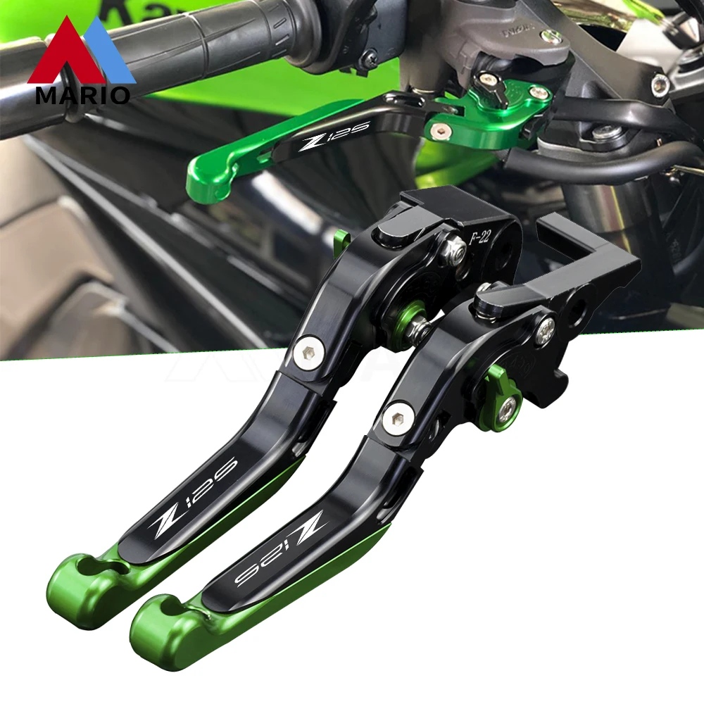 

1 Pair Motorcycle Black Levers Handle For KAWASAKI Z 125 Z125 2017 2018 2019 2020 Aluminum Alloy Motorbike Brake Clutch Lever
