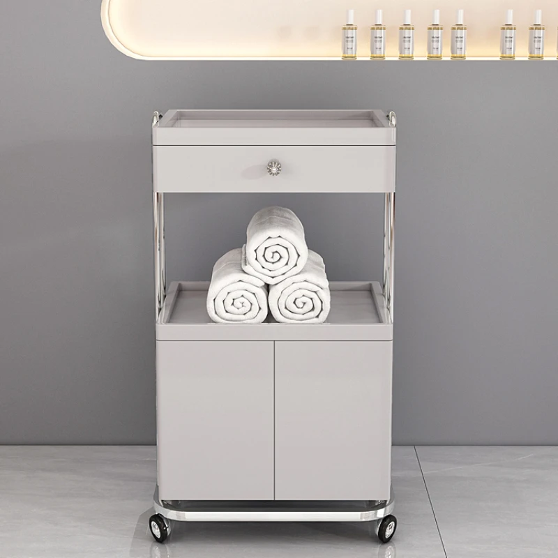 Тележка для салона красоты на колесиках роскошный дизайн тележка инструментов
