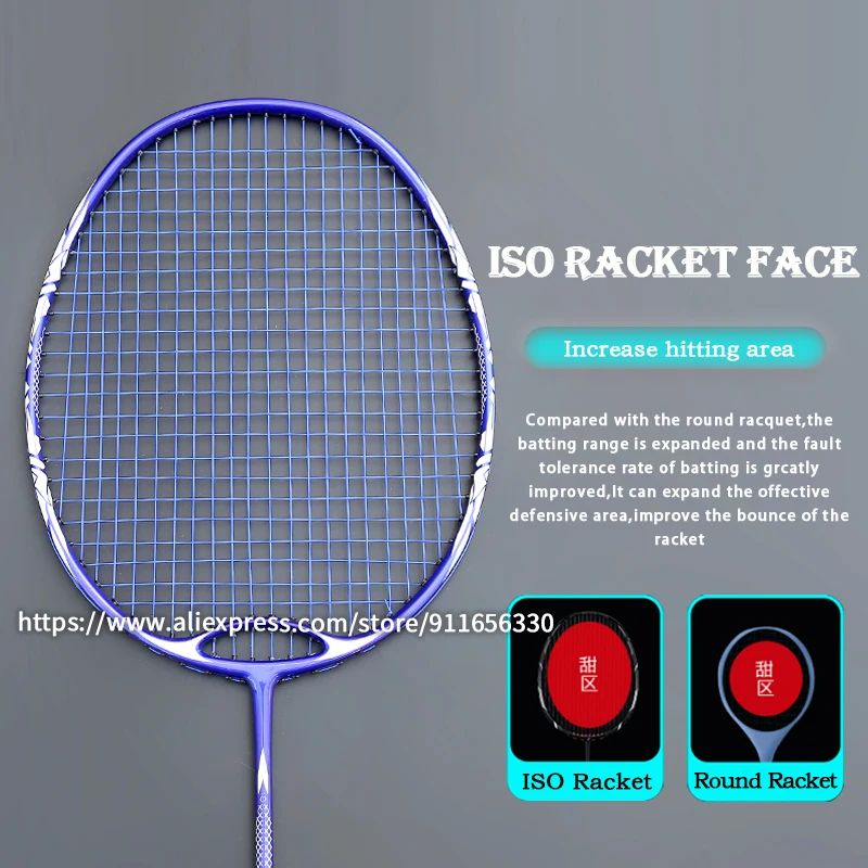 Легкие бадминтонные ракетки Light Weight 4U 82G из полного углеродного волокна, профессиональная атакующая ракетка G5, струнная, в комплекте с сумкой, спортивный инструмент на 15 кг скорости.
