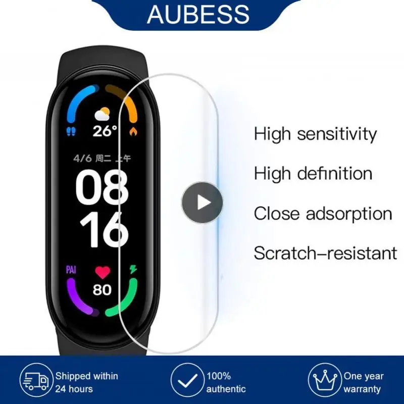 

Protect Film Hydrogel Film Scratch-resistant Hd Film Protective Cover Anti-fingerprint Strap Accessories Smartwatch Accessories