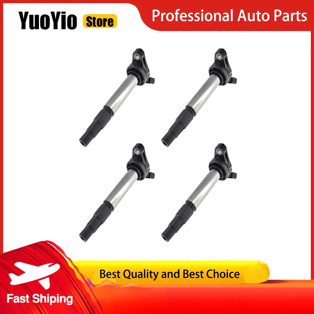 Зажигание катушки YuoYio 4шт 90919-02258 90919-02252 для Toyota Corolla Matrix Prius Scion IM XD Lexus CT200H Pontiac Vibe L4 1.8L вкл.