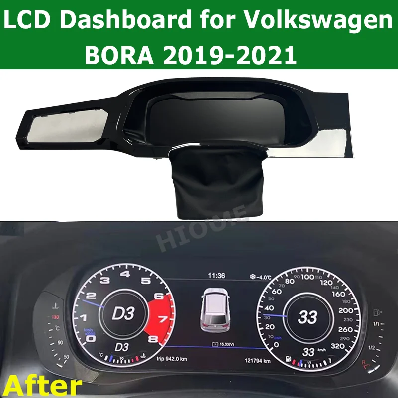 

2023 Lates Car Digital LCD Meter Instrument For Volkswagen BORA 2019-2021 Smart Speedmeters Dashboard Cluster Virtual Cockpit