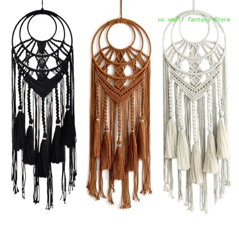 

R3MA Woven Tassel Dream Catcher Wall Pendant Ornaments Crafts for Home