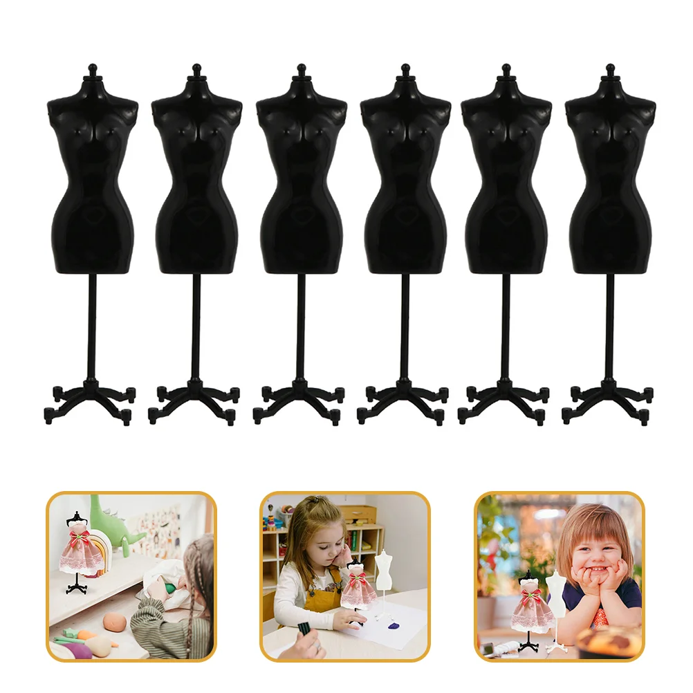 

Dress Mannequin Display Clothes Stand Form Mini Model Holder Support Stands Sewing Racks Miniature Torso Bracket Girls Teen