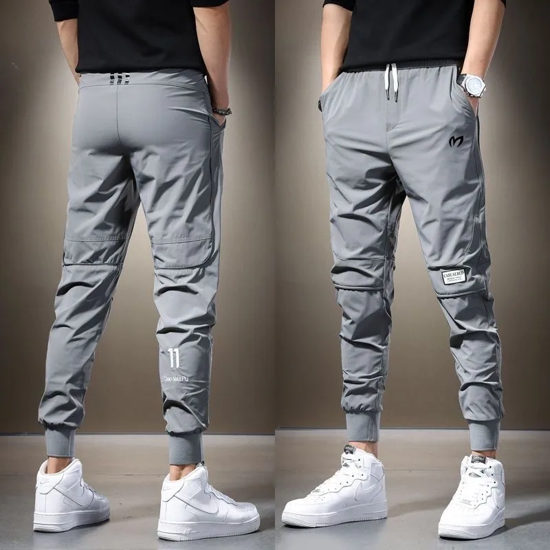Golf Pants For Men 2023 Spring Summer Casual Sport Golf Trousers Golf Wear Man Thin Ice Silk Quick Dry Sweatpants Golf Clothing