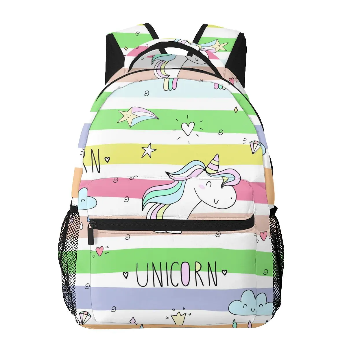 

Дизайнерский рюкзак с милым рисунком единорога, удобная сумка