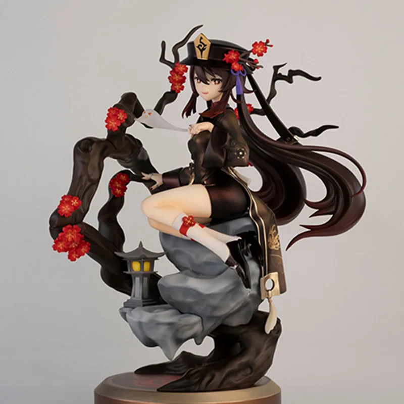 

Genshin Impact Hu Tao Snow Sunny Plum Blossom Ojodo Kawaii Cute Anime Action Figures Toys Boys Girls Children Birthday Gifts