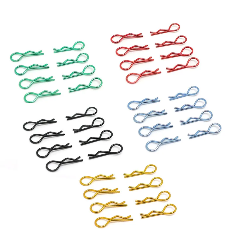 

RC Car Accessories 1/10 Oil Tram Universal Color Buckle Shell Clip R Type Buckle Parts For Vehicles