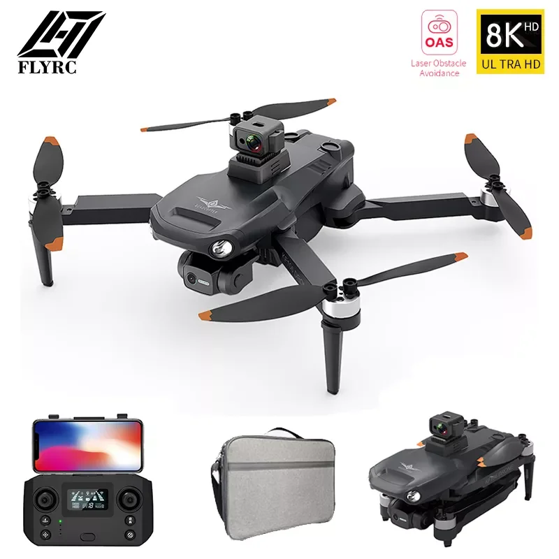 

FLYRC KF106MAX GPS Drone 8K HD 4K Profesional Camera 3-axis anti-shake Gimbal Obstacle Avoidance brushless Foldable Quadcopter