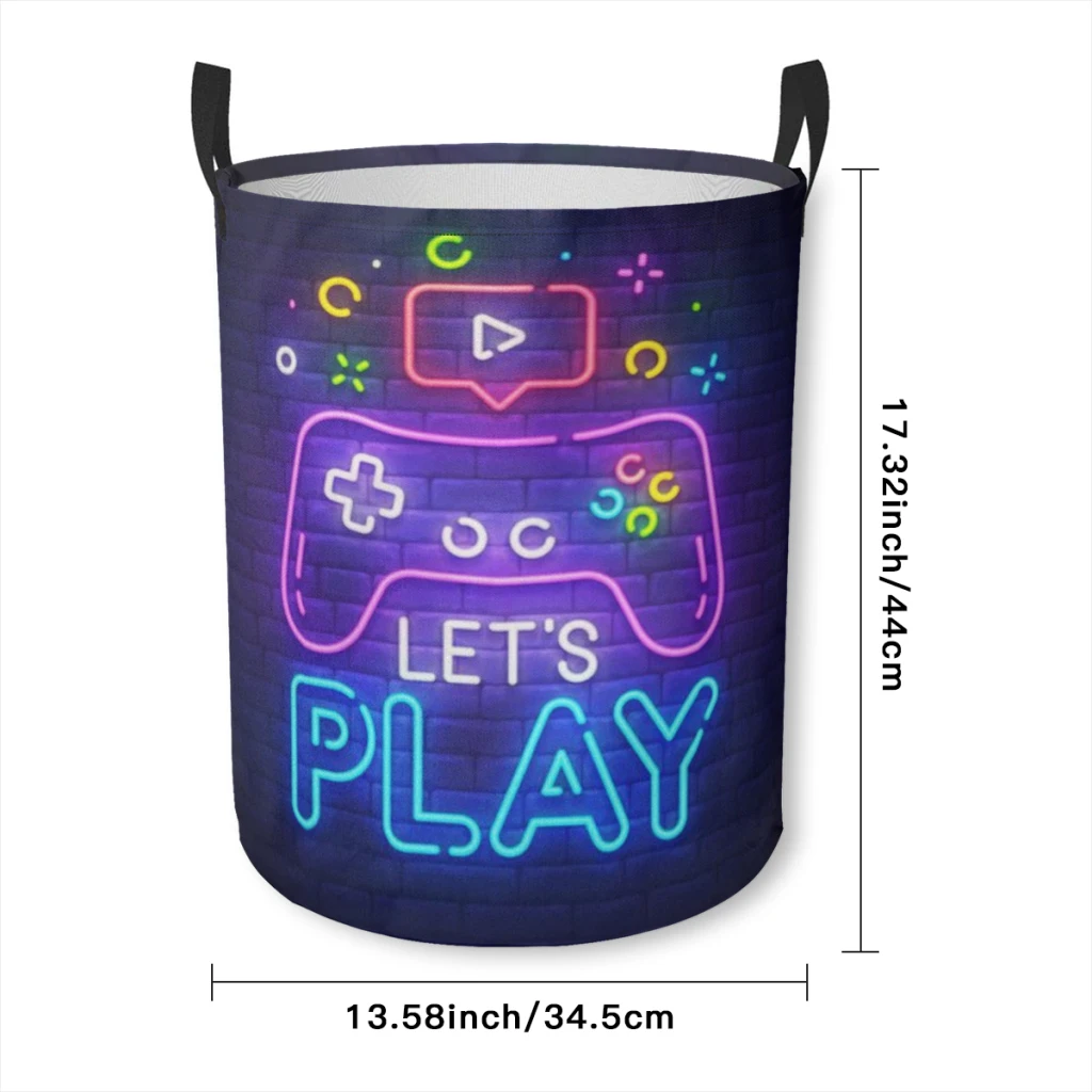 Корзина для грязного белья органайзер одежды складное ведро хранения