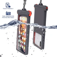 drop resistant 35m waterproof box for mobile phones under 6 9 inches plastic mobile phone waterproof case diving seal phone case