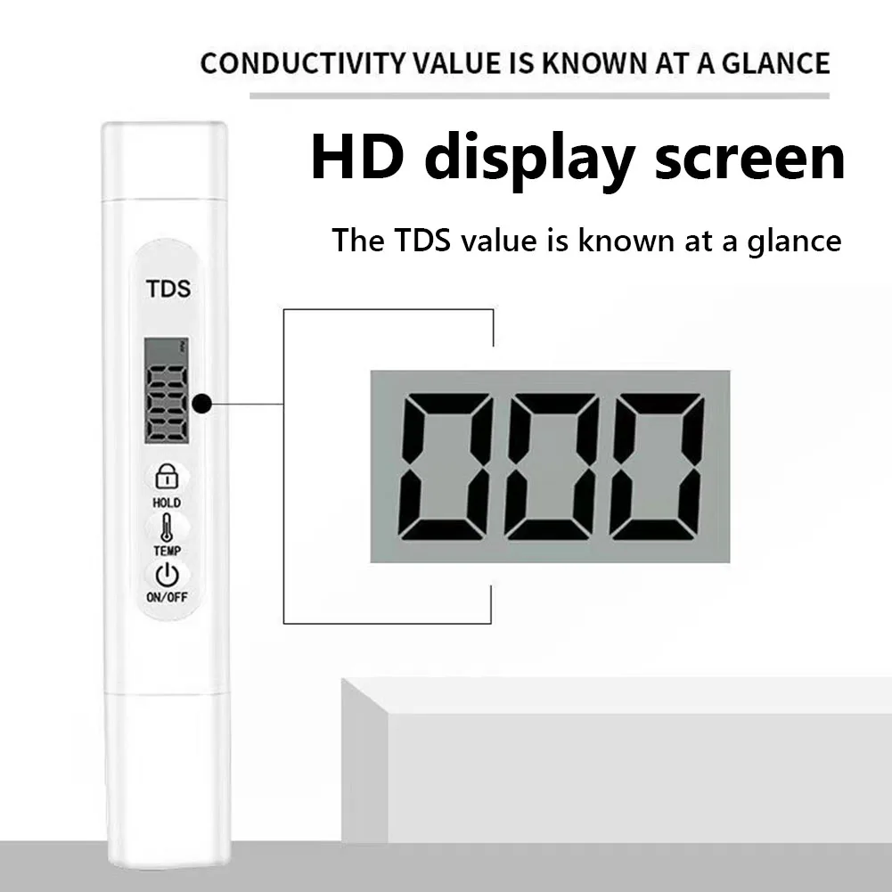 

PPM Water Quality TDS pH Meter Tester Drinking Water Quality Analyzer Monitor Filter Rapid Test Aquarium Hydroponics Pools