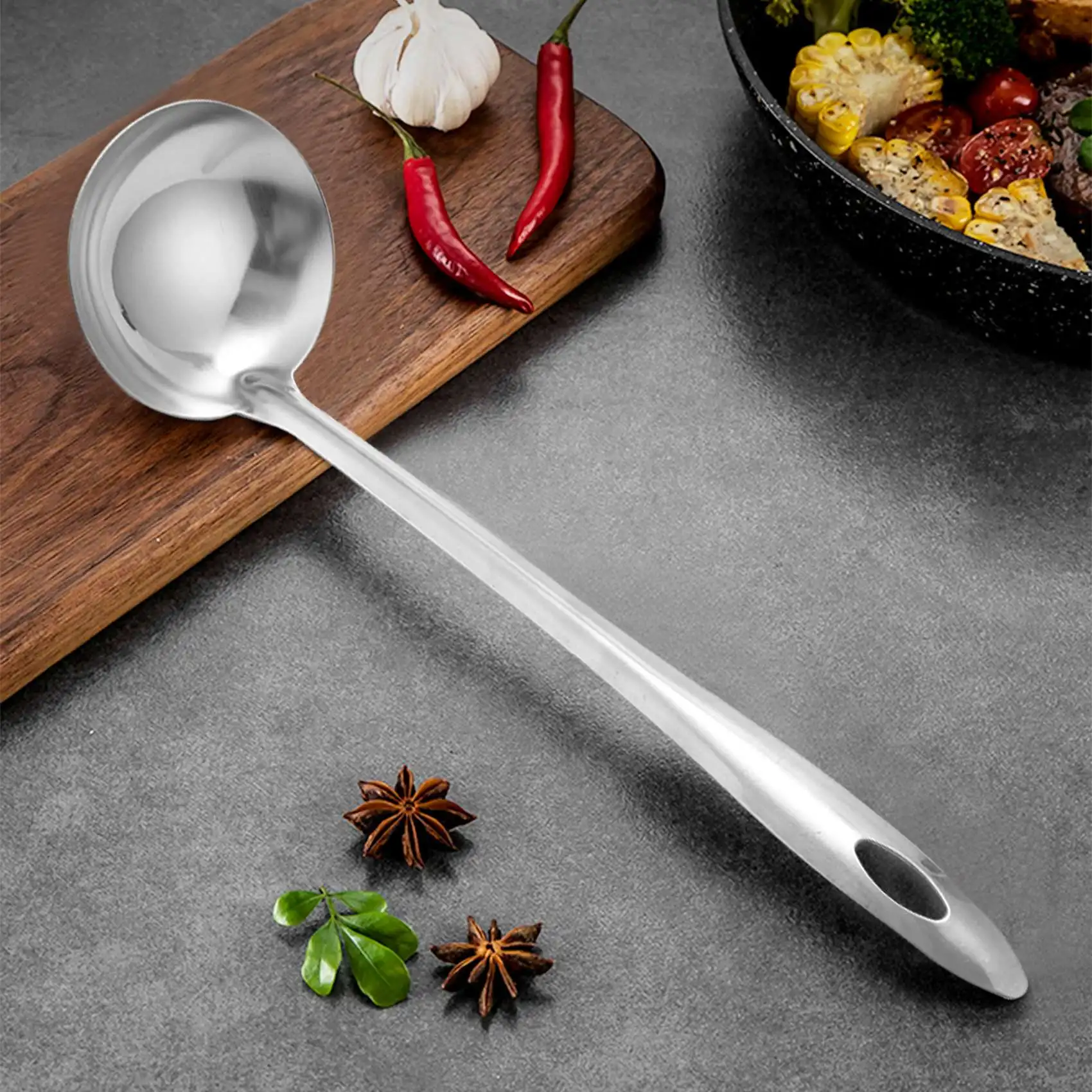 

Ложка-скиммер, 4 штуки, ложка-скиммер с фильтром, ложка-пончик, ложка-скиммер для кухни, фритюрница