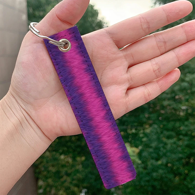 

Fashion Cheshire Cat leather motorcycle Custom Key chain Strap Key rings Hanging Holder Bag Wallet Trinket Keychain Hanging Bag