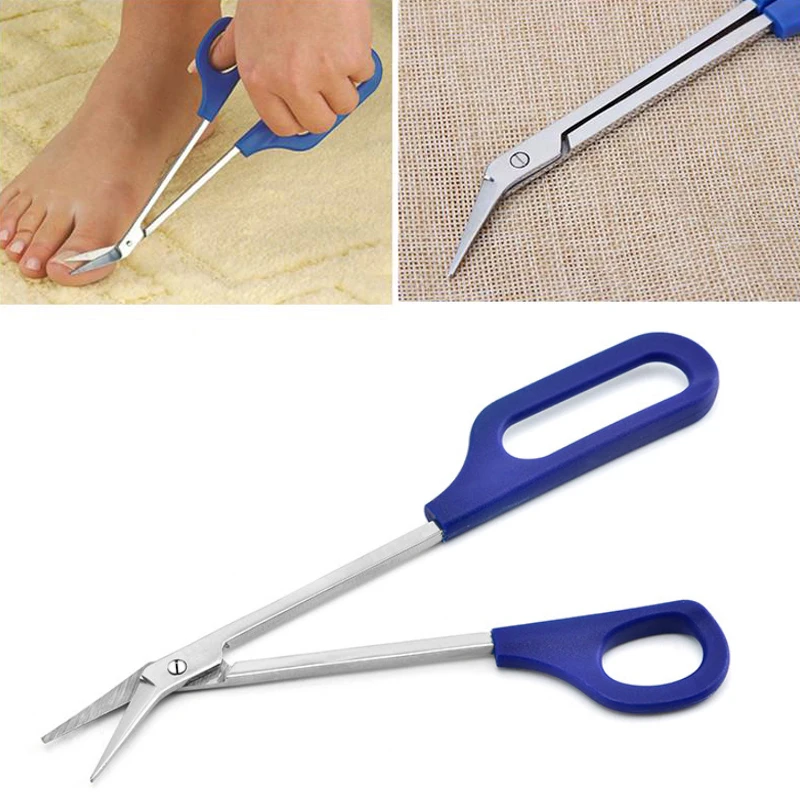 

Stainless Steel Cutter Long Handle Nail Clippers Toenail Scissor Long Reach Easy Grip Pedicure Trim Clipper Manicure Trimmer