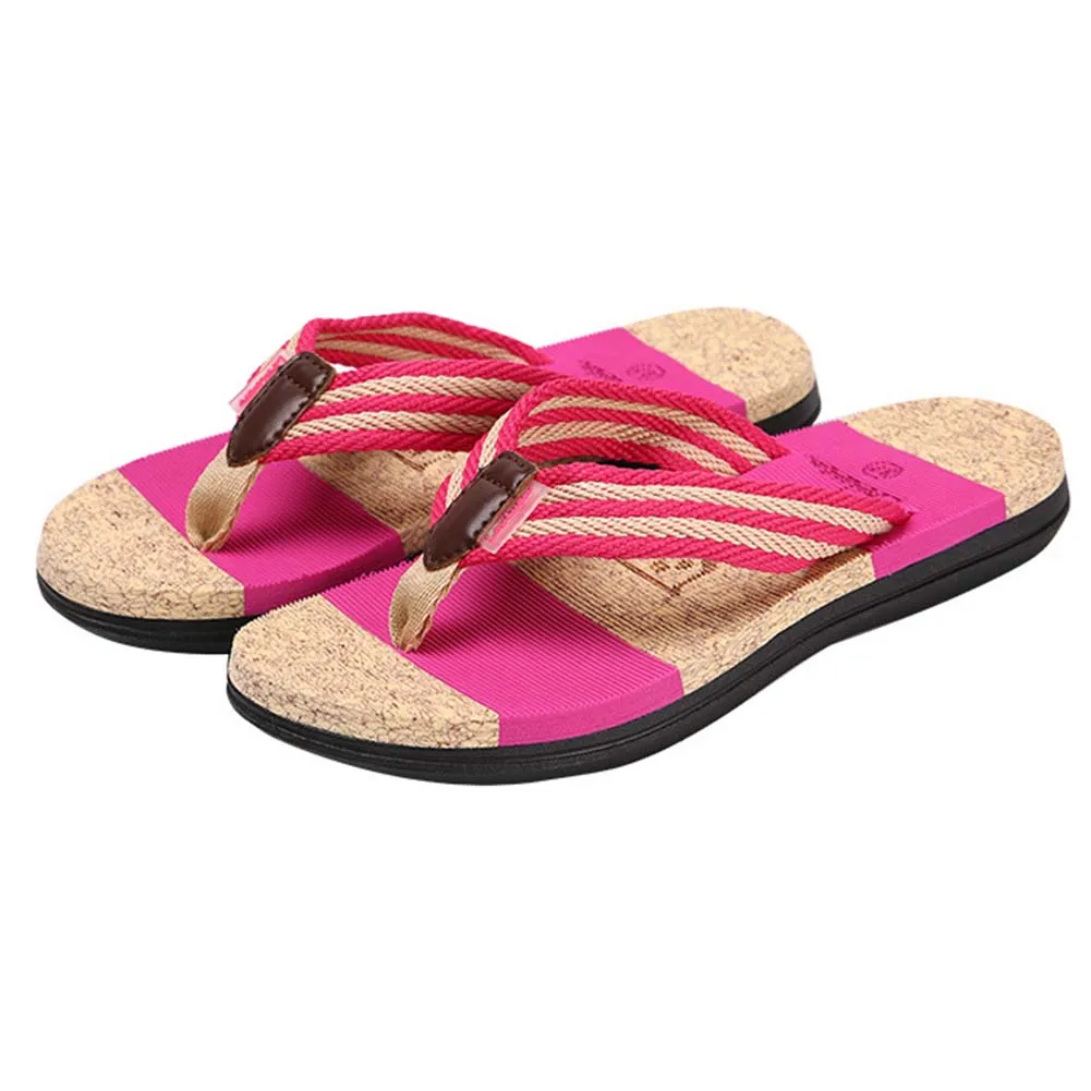 Summer Clip-toe Slippers Non-slip Wear-resistance Beach Shoes For Dating