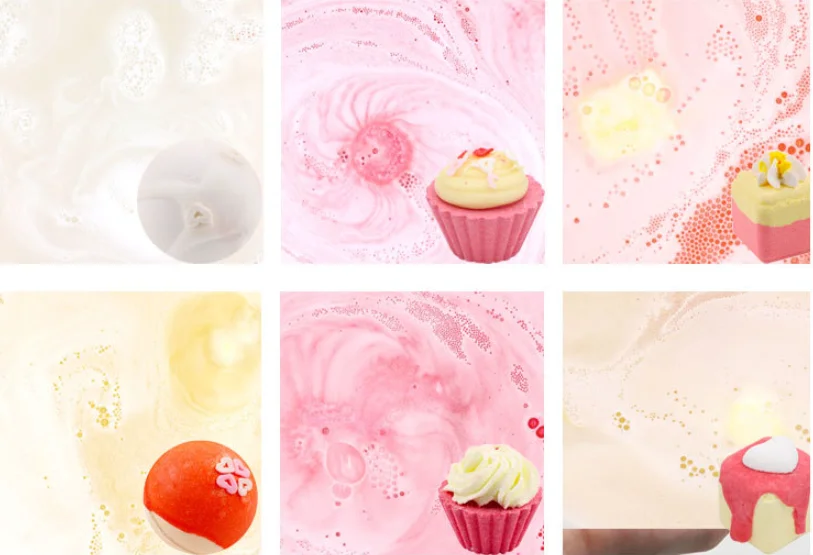 Бомбинка для ванны в форме торта соляный шар купания смешанные цвета плавающий