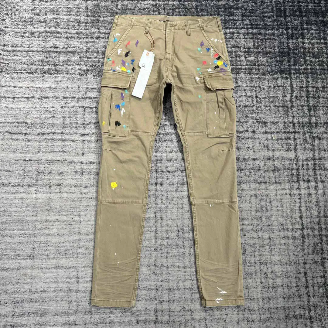 

Мужские облегающие джинсы цвета хаки