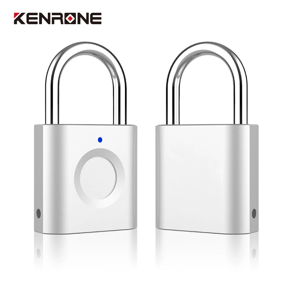 

Locker Lock Zinc Alloy Keyless Unlock Master Padlock Portable for Luggage Fingerprint Electronic Locks USB Charging Long Standby