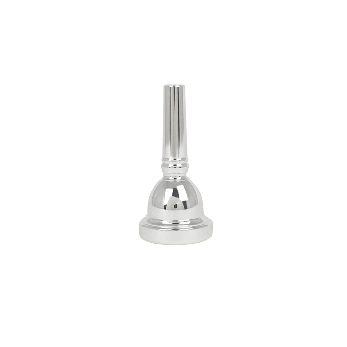 

Silver-Plated (6 1/2AL) Mouthpiece Thin Tenor Trombone Mouthpiece Pull Pipe Instrument Accessories