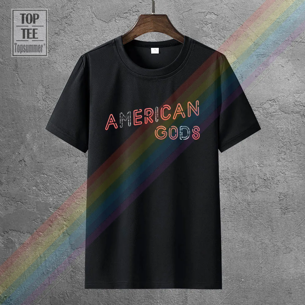 

Американские боги, футболки, забавная ужасная футболка, модная Толстовка с черепом, футболка для пары, ретро готические футболки