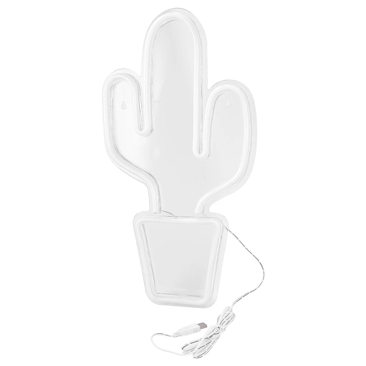 

Прозрачный декоративный неосветильник светильник для спальни вечерние (белый)