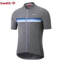 santic summer men cycling jersey short sleeve cuff road bike mtb short sleeve breathable jerseys asiansize