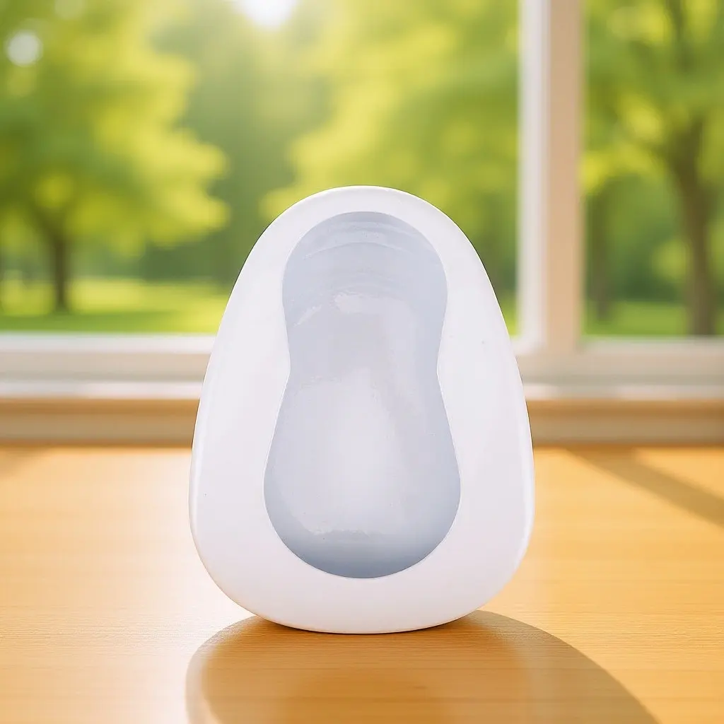 Портативный металлический туалетный горшок для лежачих больных: эргономичный, непроливаемый, легко моется, легкий, для ухода за пожилыми людьми (art.: 3920d9bb52376) - 3920d9bb52376