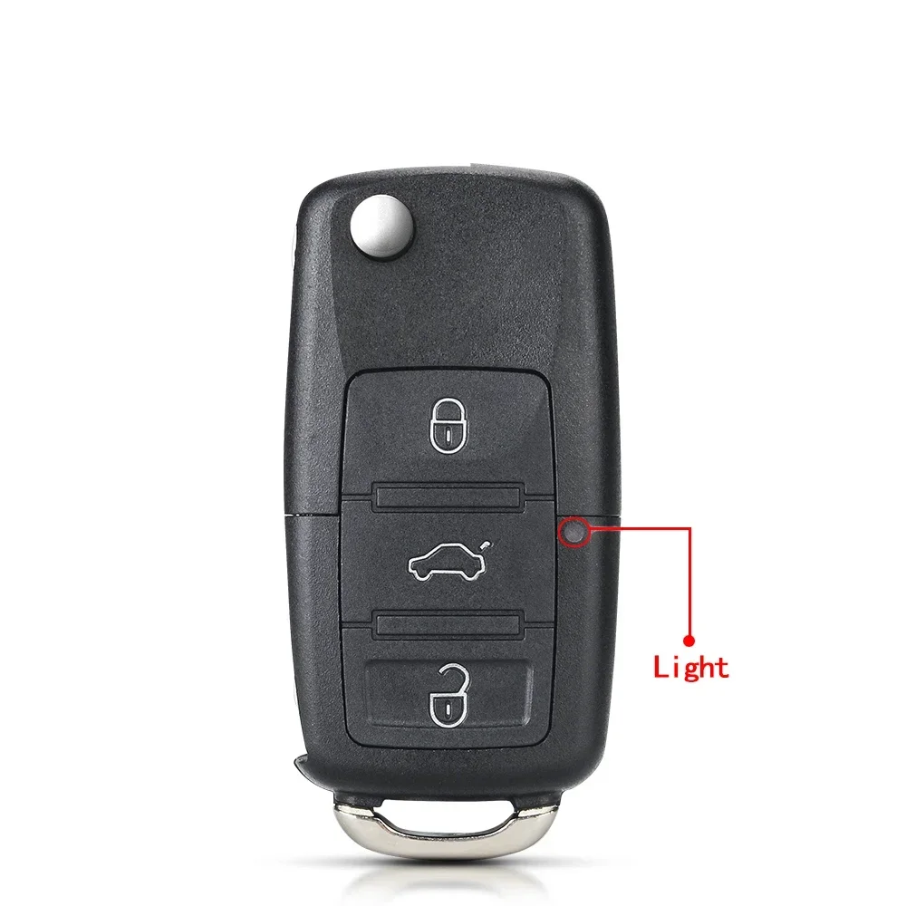 

KEYYOU 2/3 кнопка для Volkswagen VW Golf 4 5 Jetta Passat CC Tiguan Polo Beetle для Seat Skoda откидная оболочка ключа дистанционного управления Fob Автомобильный ключ