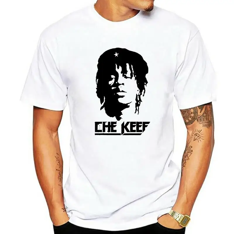 

Мужская Винтажная Футболка Chief Keef, хлопковая Футболка в стиле хип-хоп, с принтом рэп-музыки, новая футболка, мужские топы Wo s