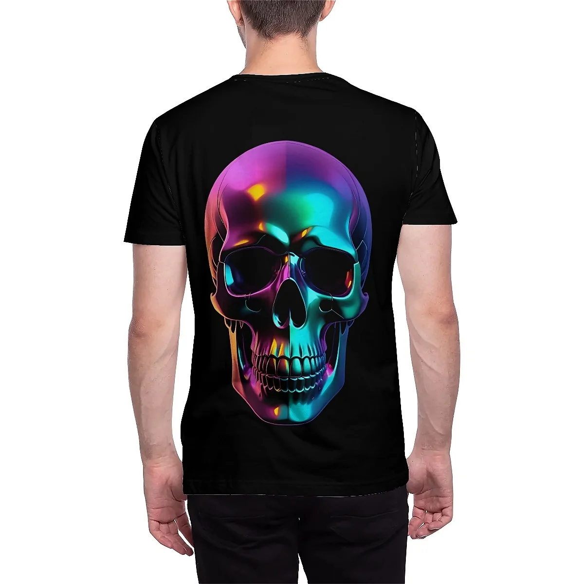 Женская футболка SONSPEE с черепом дышащая полиэфирная идеально подходит для