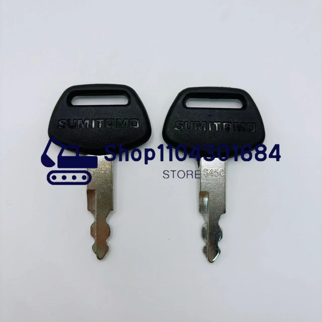 

2 шт. ключи зажигания для экскаватора Sumitomo брелок SH210 100 130 240 200 210 350 ключ открывания дверей зажигания