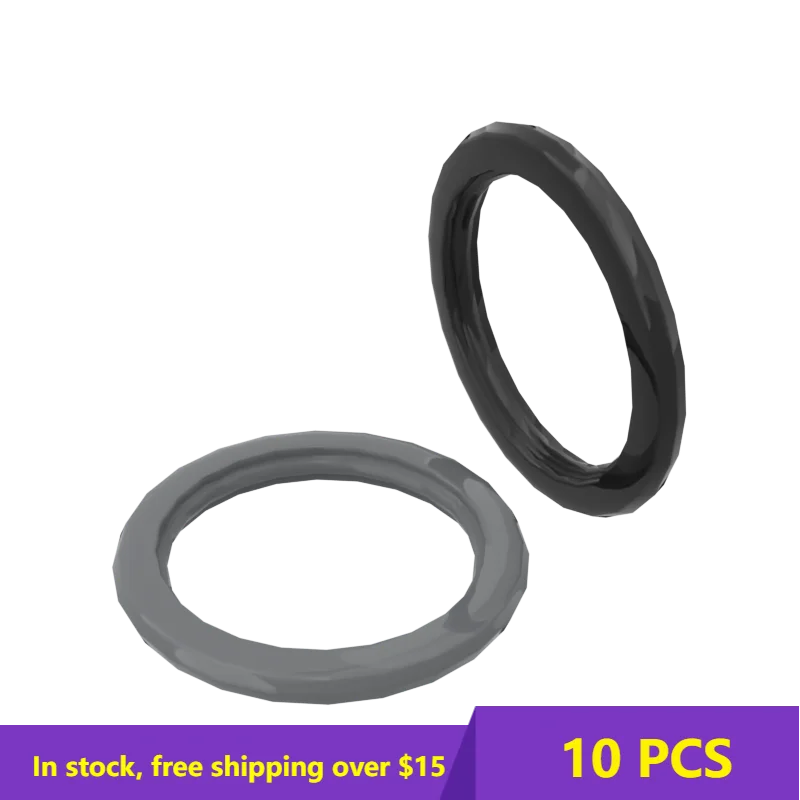 

10PCS MOC Bricks 2815 high-tech Wedge Belt Wheel Tire For Building Blocks Parts City Classic Brand Kids DIY Educational Toys