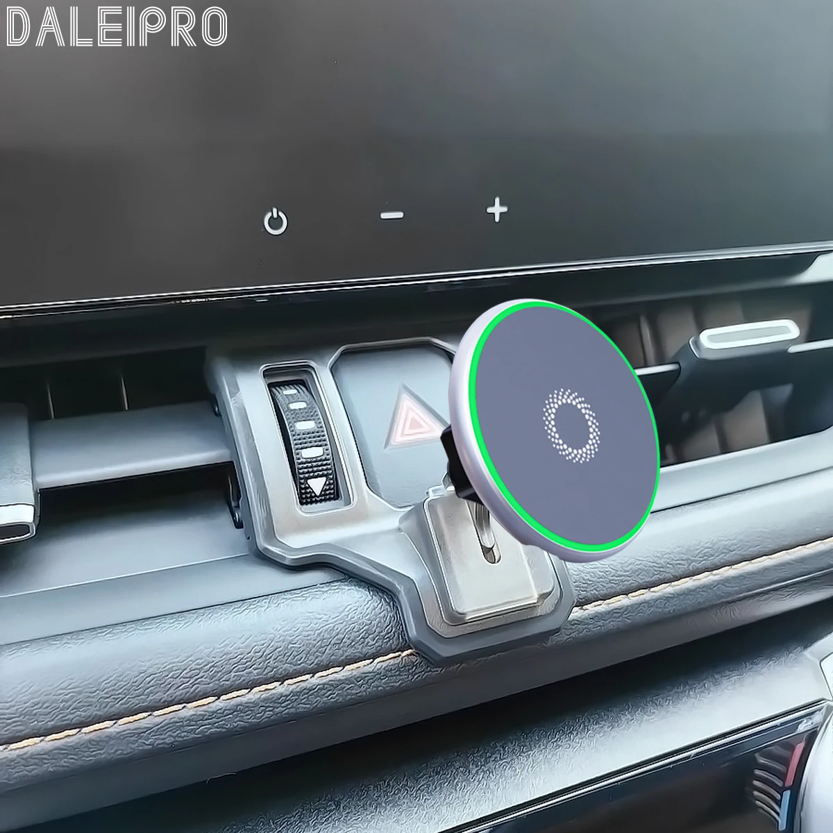 Фото Специальный держатель мобильного телефона для Toyota RAV4 XA50 2019 2020 2021-2025, автомобильное беспроводное зарядное устройство Qi для телефона, автомобильное зарядное устройство MagSafe №3