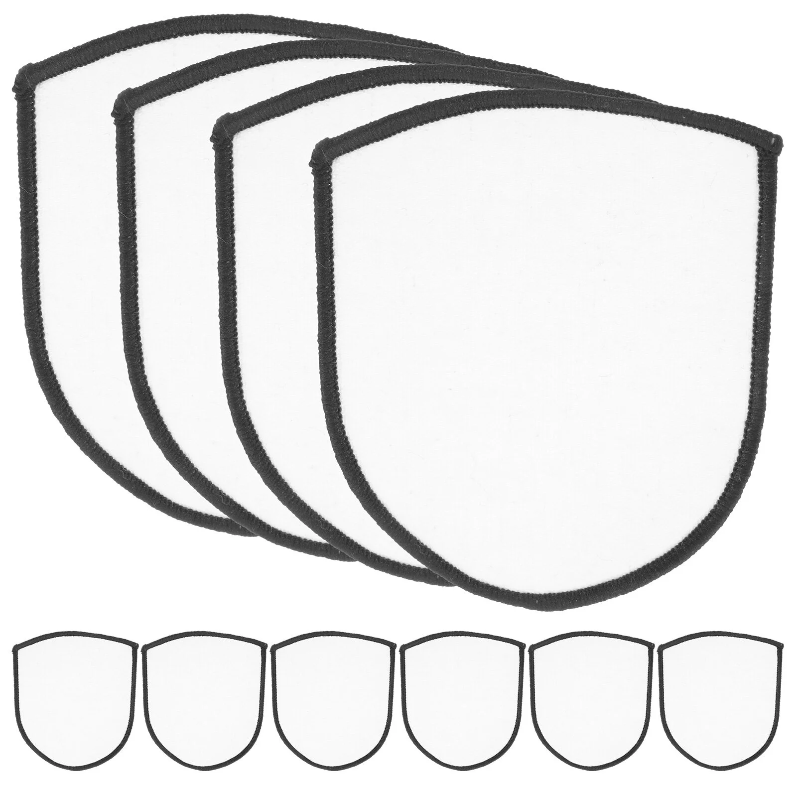 

10Pcs Sublimation Patch Blanks Sublimatio Iron on Patches DIY Crafts Blank Patch Appliques