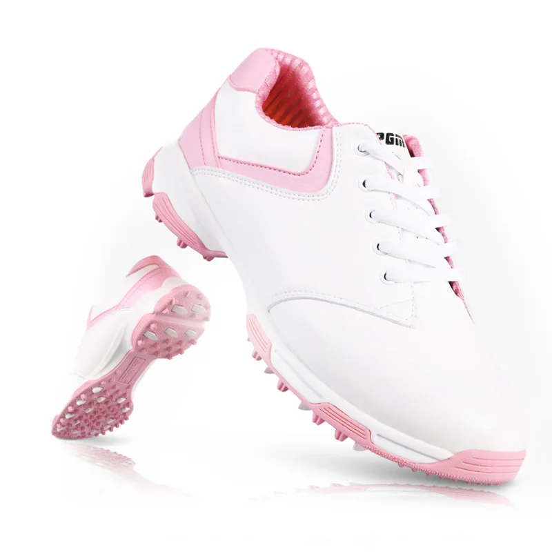 PGM Golf Shoes Women Shoes Anti-side-slip Spike Shoes Waterproof Breathable Golf Shoes Sports Shoes