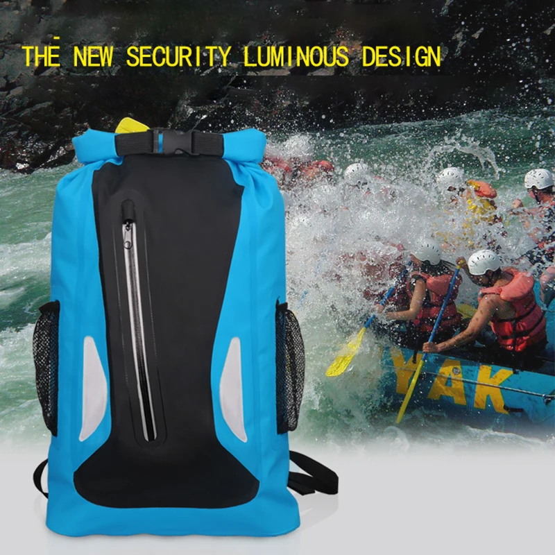 25L 500D PVC Waterproof Dry Bag River Trekking Backpack Outdoor Hermobag Duffel Rafting Sports Drybag Kayak Hermetic Boating Bag