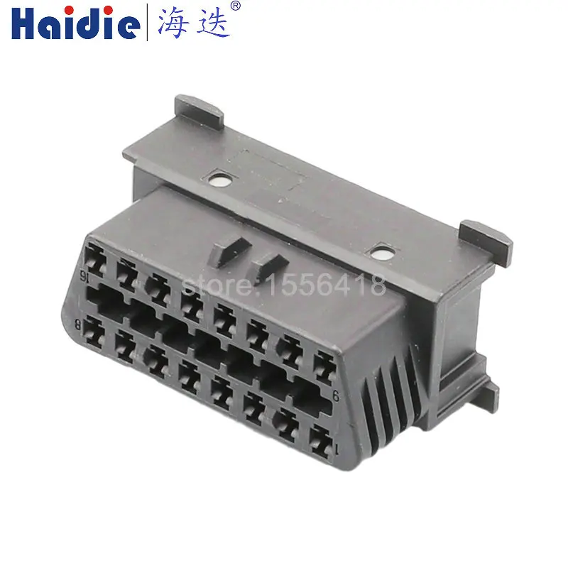

1355311-1 for Mercedes-Benz OBD plug for TYCO/TE connector A2025405981 2X8 16PIN for Actros MP4 truck housing