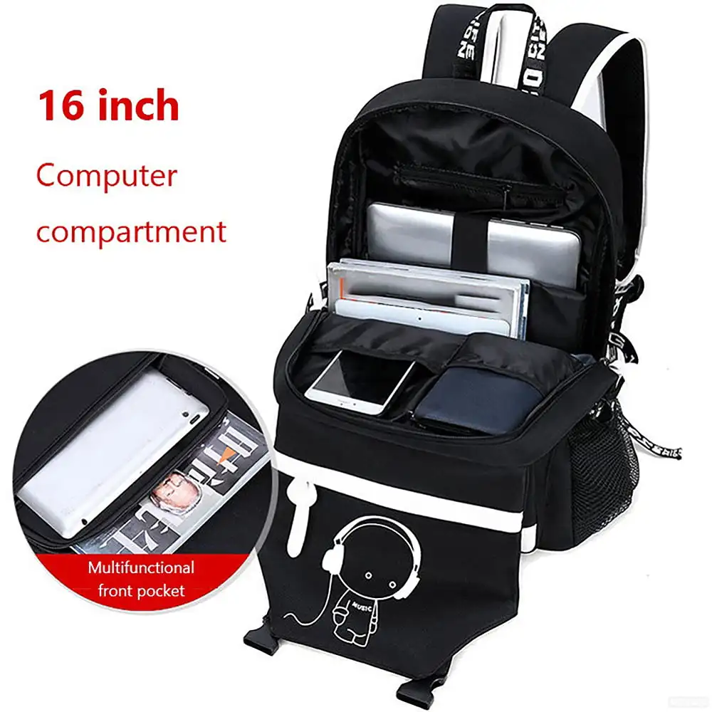 Luminous School Bags Backpacks,16