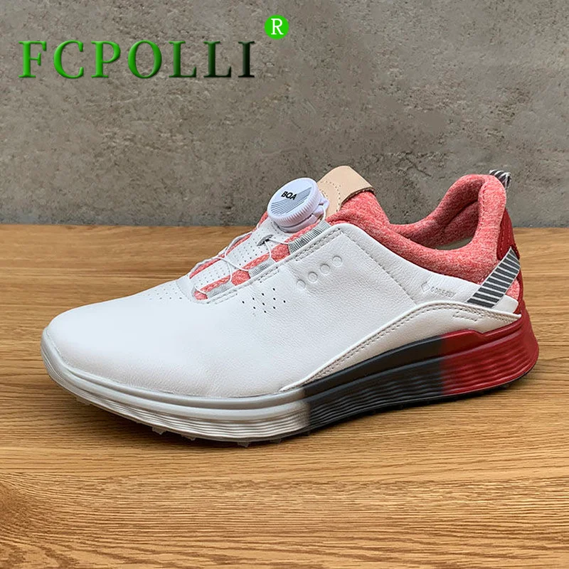 

New Golf Training for Women Genuine Leather Sport Shoes Female Anti-Slip Golf Sneakers Woman Brand Designer Golf Shoes Ladies