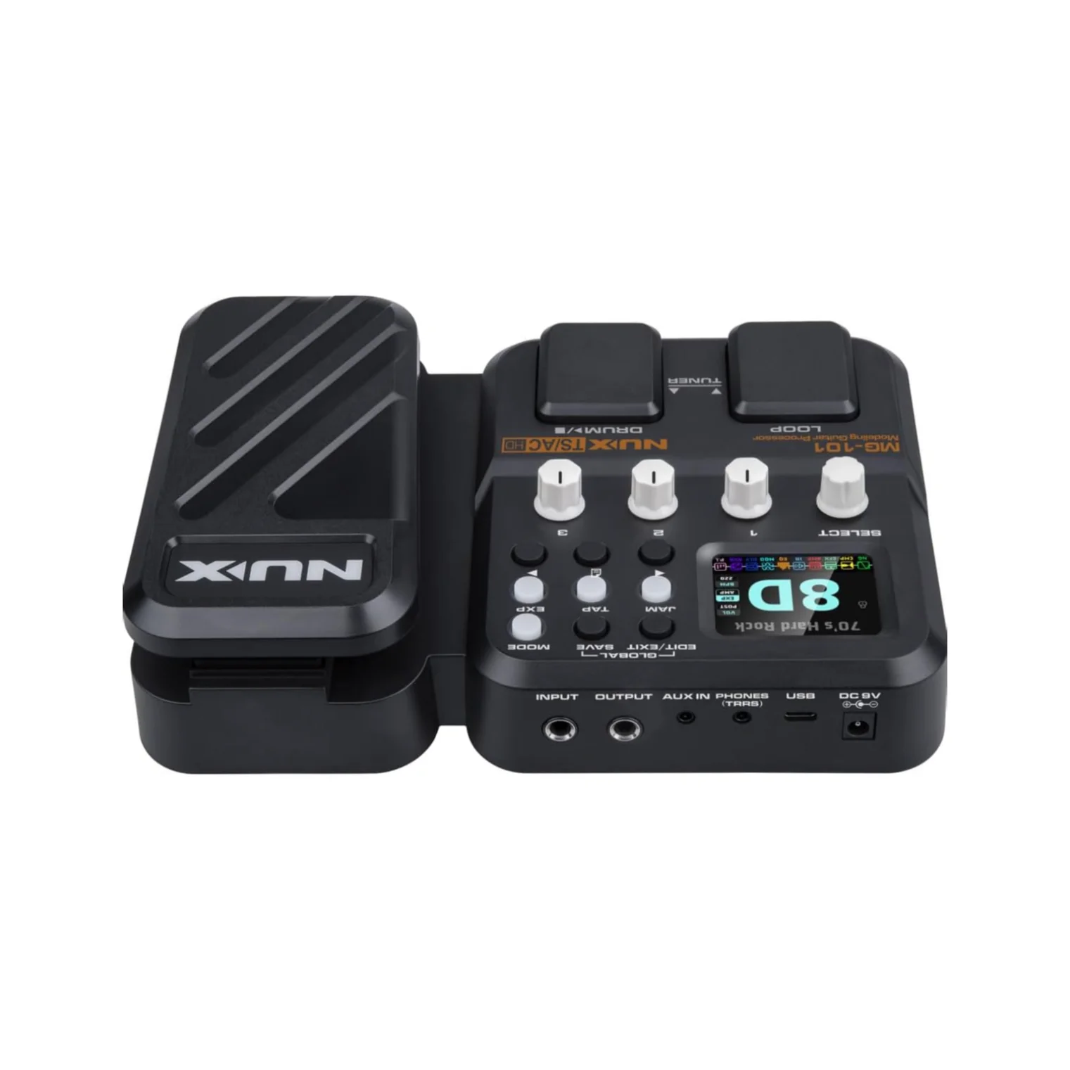 Nux MG-101/MG101/MG 101 педали мультиэффектов гитарный процессор педаль эффектов для