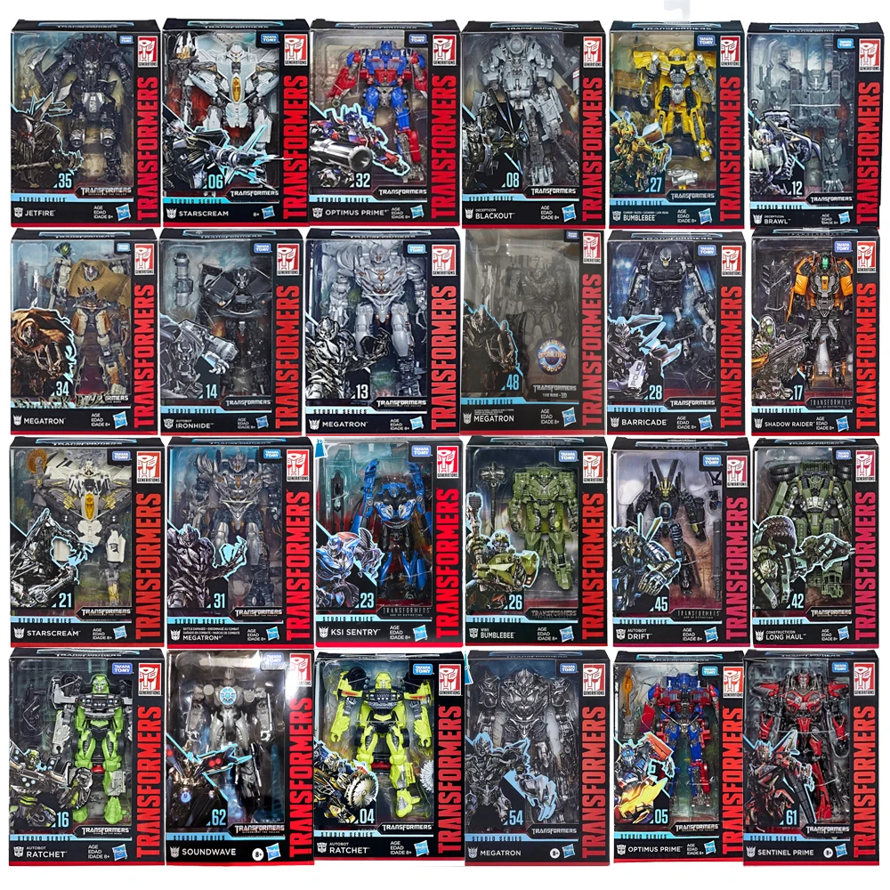 

Takara Tomy Hasbro Transformers Studio Series Starscream Lockdown Optimus Prime Iron Poly Megatron Bumblebee Anime Figure Toys