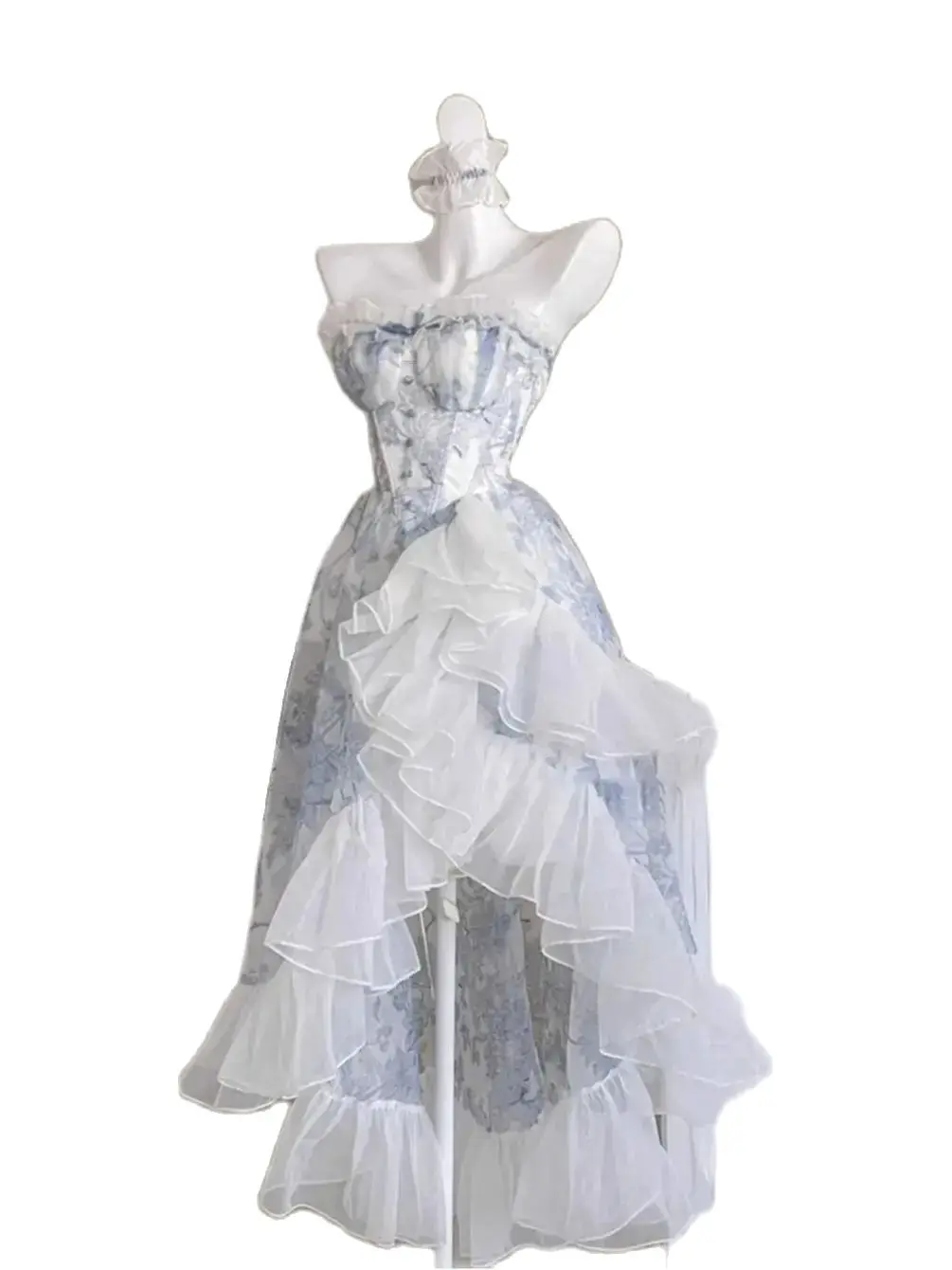 Японское женское шикарное асимметричное платье винтажное летнее мини на день