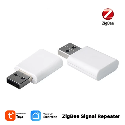Ретранслятор сигнала ZigBee, USB-удлинитель для датчиков Zigbee, 20-30 м, с приложением Smart Life