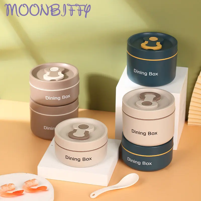 

304 Stainless Steel Insulated Lunch Box for Work Lunch Box with Lid Soup Bowl Cup Portable Japanese Lunch Box for Students