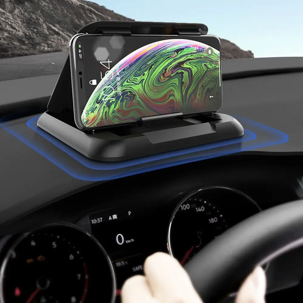 

Adjustable Anti Slip Car Accessories Universal Navigation Stand Phone Mount Dashboard Holder Smartphone Support