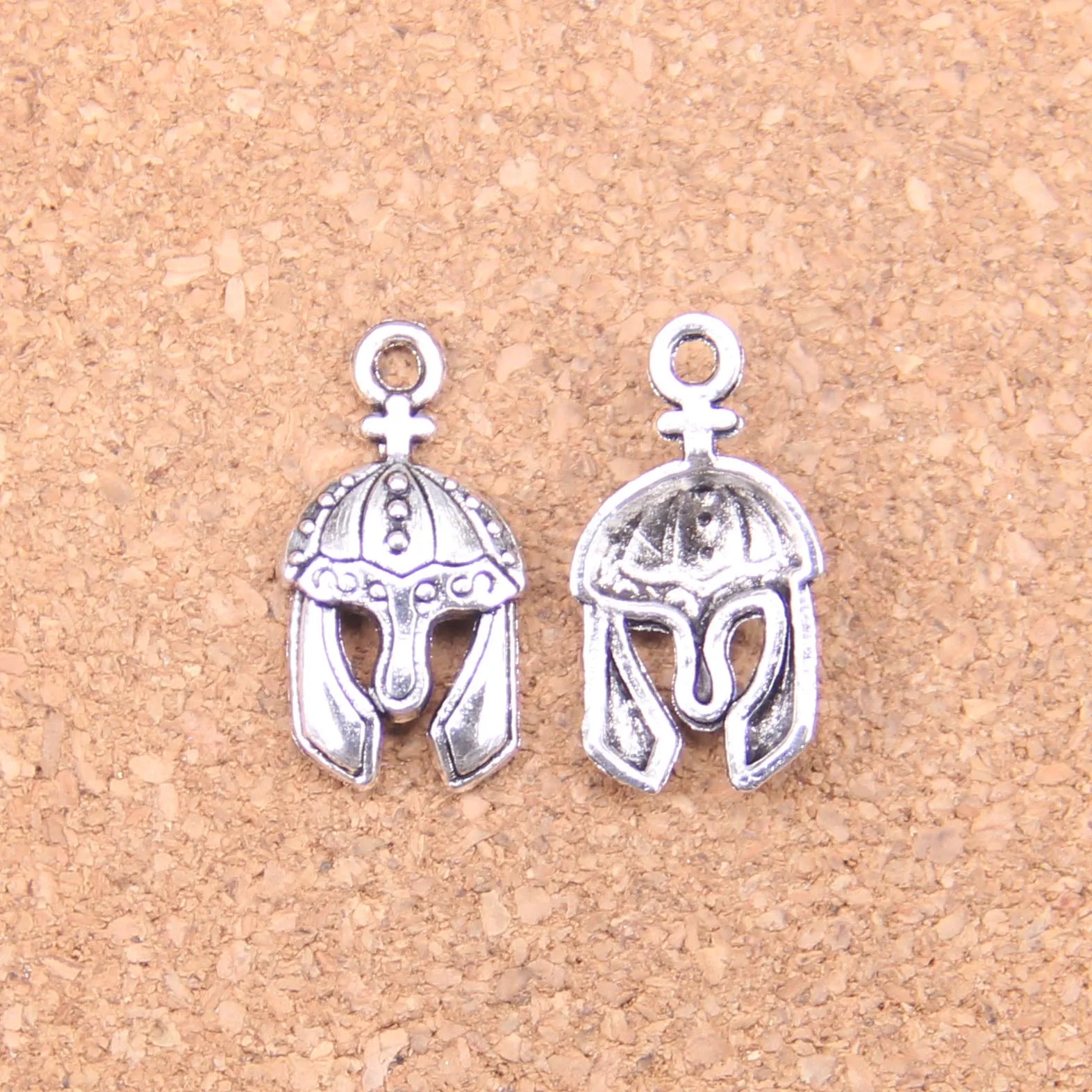 

96pcs Charms soldiers helmet 24x12mm Antique Pendants,Vintage Tibetan Silver Jewelry,DIY for bracelet necklace